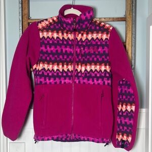 Women’s The North Face fleece jacket size extra small pink